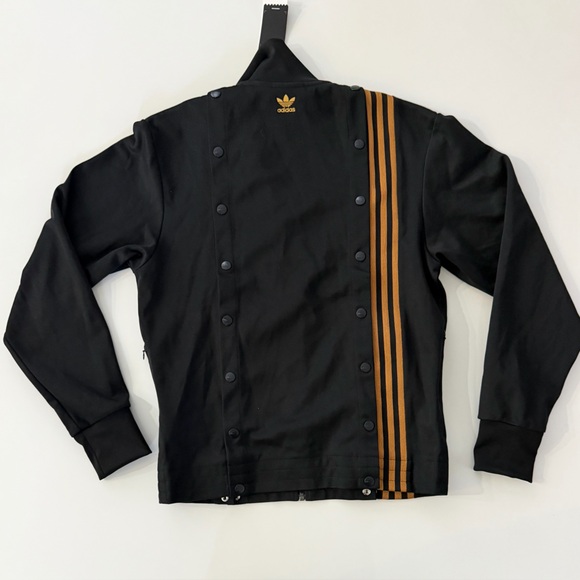 Adidas x Ivy Park IVP 4ALL Track Jacket Black Mesa Gold 3 Stripe 2XS NWT - Picture 6 of 11